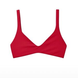 Red bikini top